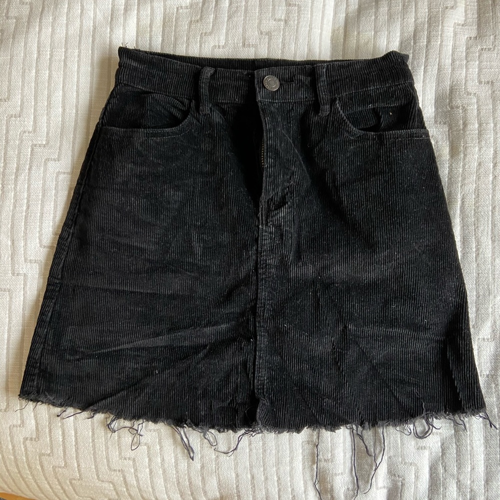 Brandy Melville High Waisted Corduroy Skirt